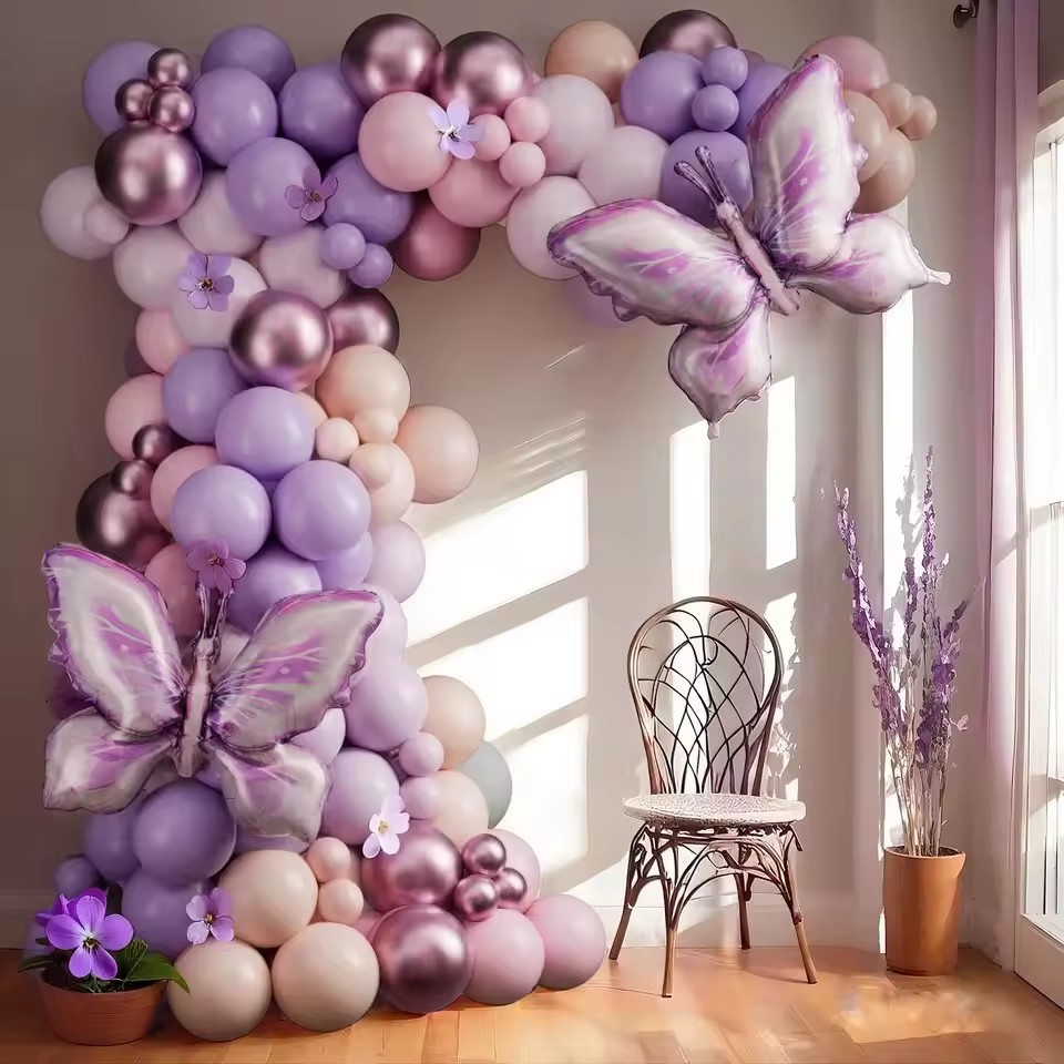 Balloon Arch Kit - Kit de Arco de Balões Borboleta