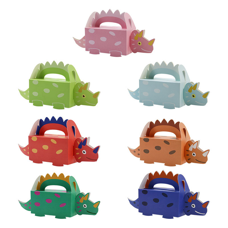 Event Party Box - Caixas de Lembrancinhas de Dinossauro para