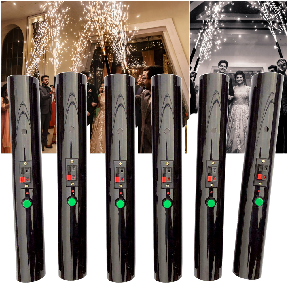 Confetti Cannon Tube - 6 pçs handheld pyro atirador pirotecnico