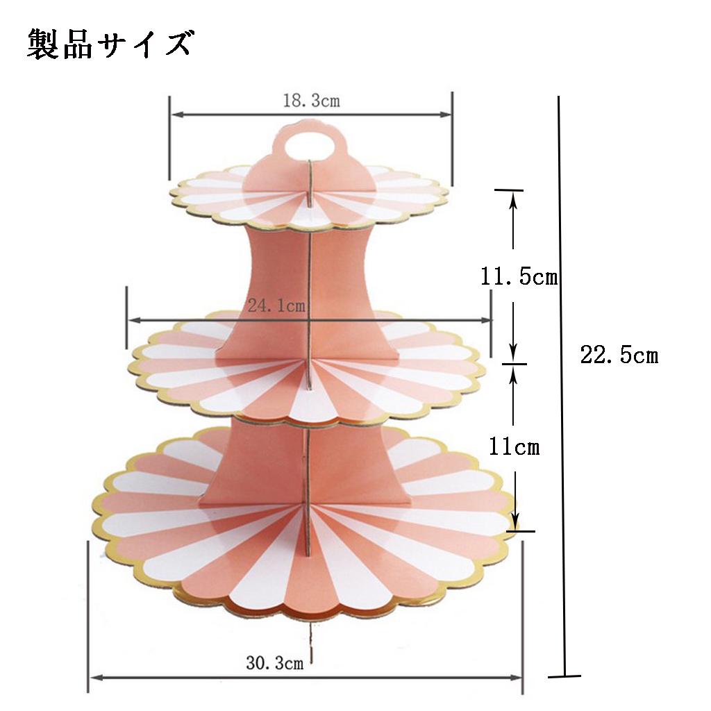 Suporte de 3 Andares para Cupc - Cupcake Stand Tier avaliação e preço