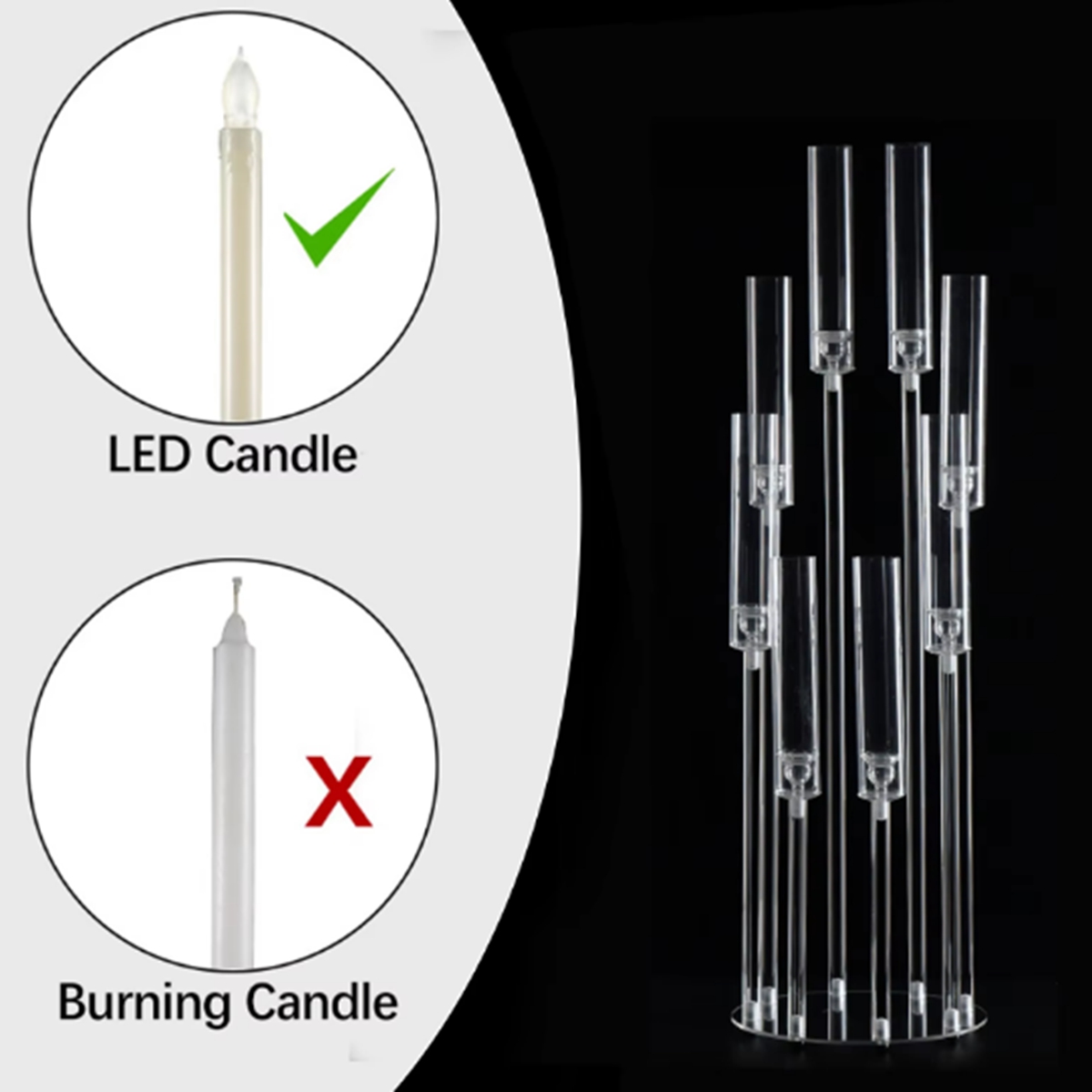 2 pces/10 pces) candelabro alt - Centerpiece Stick avaliação e preço