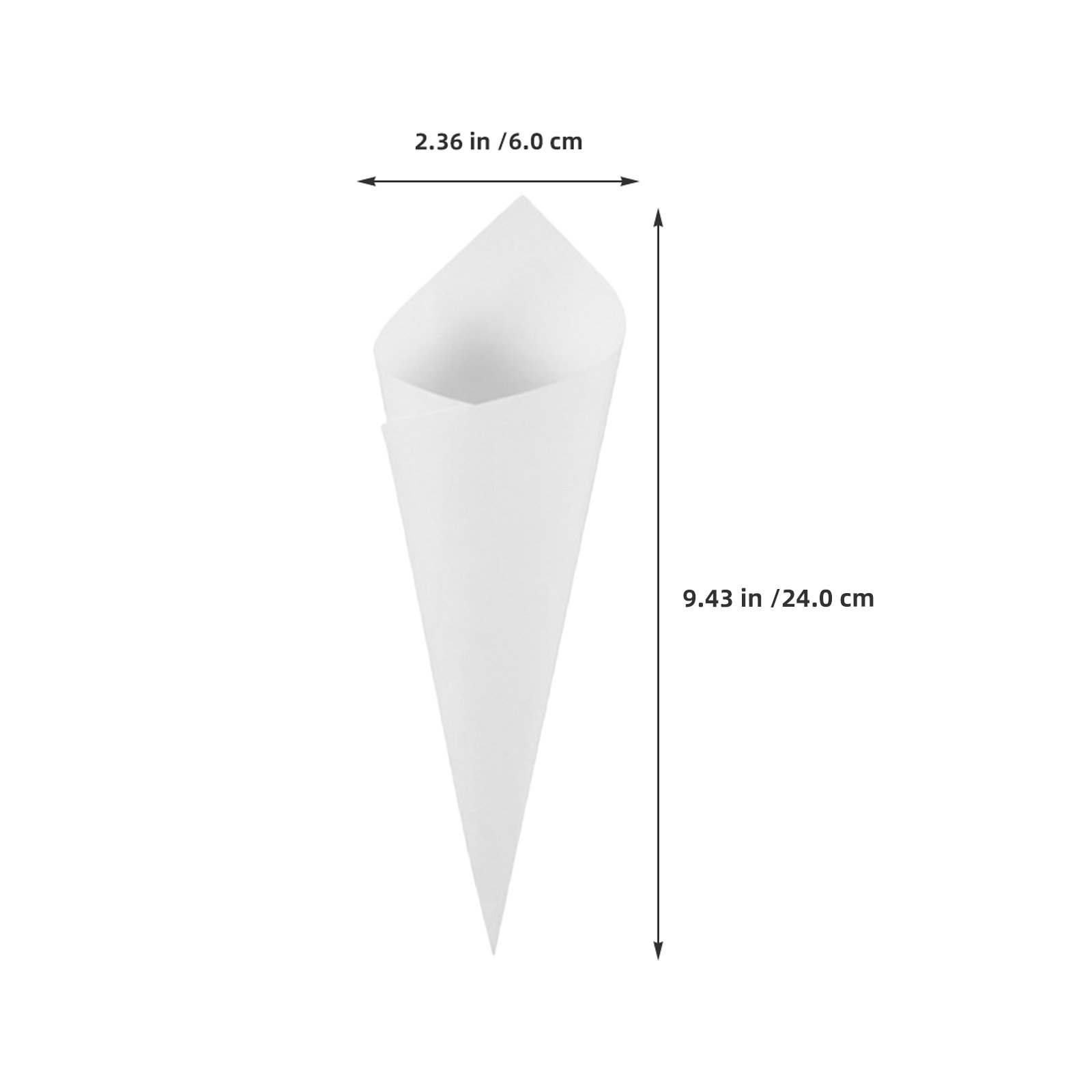 60 Peças de Cones de Papel Kra - Papercraft Supply Confetti avaliação e preço